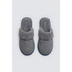 Picture of SLIPPERS - GREY WOOL